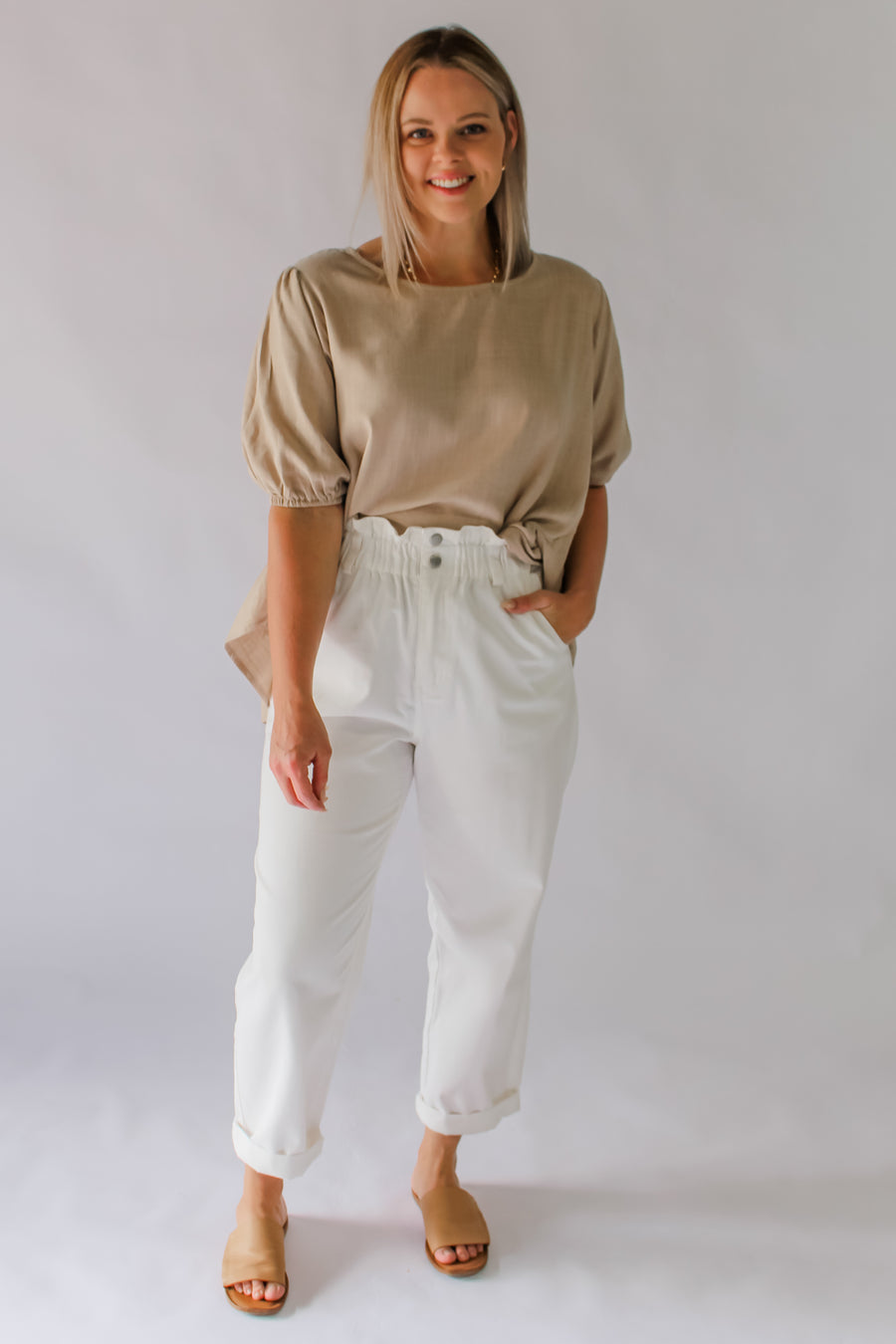 EDEN TOP - BEIGE