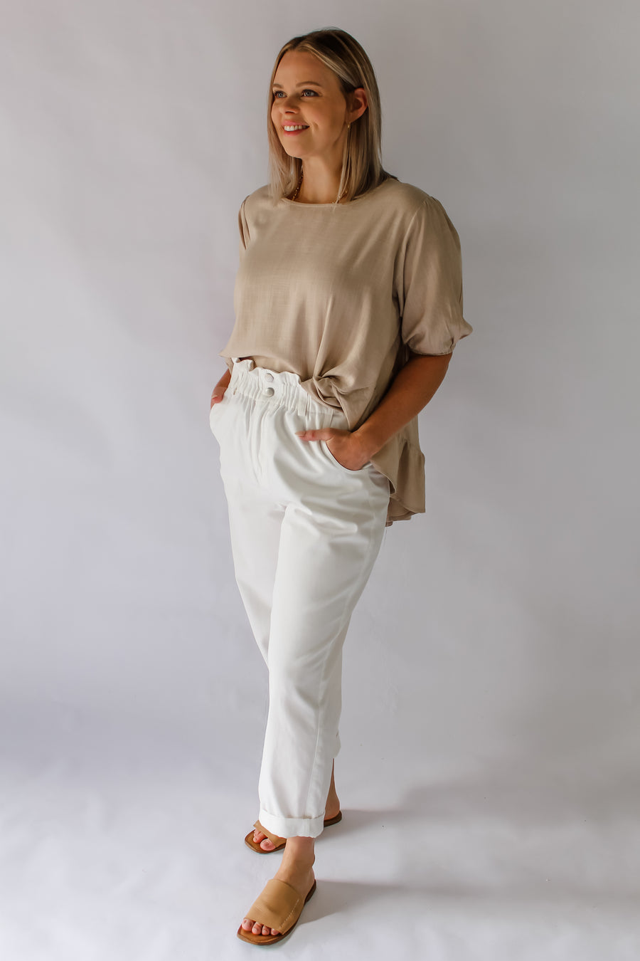 EDEN TOP - BEIGE