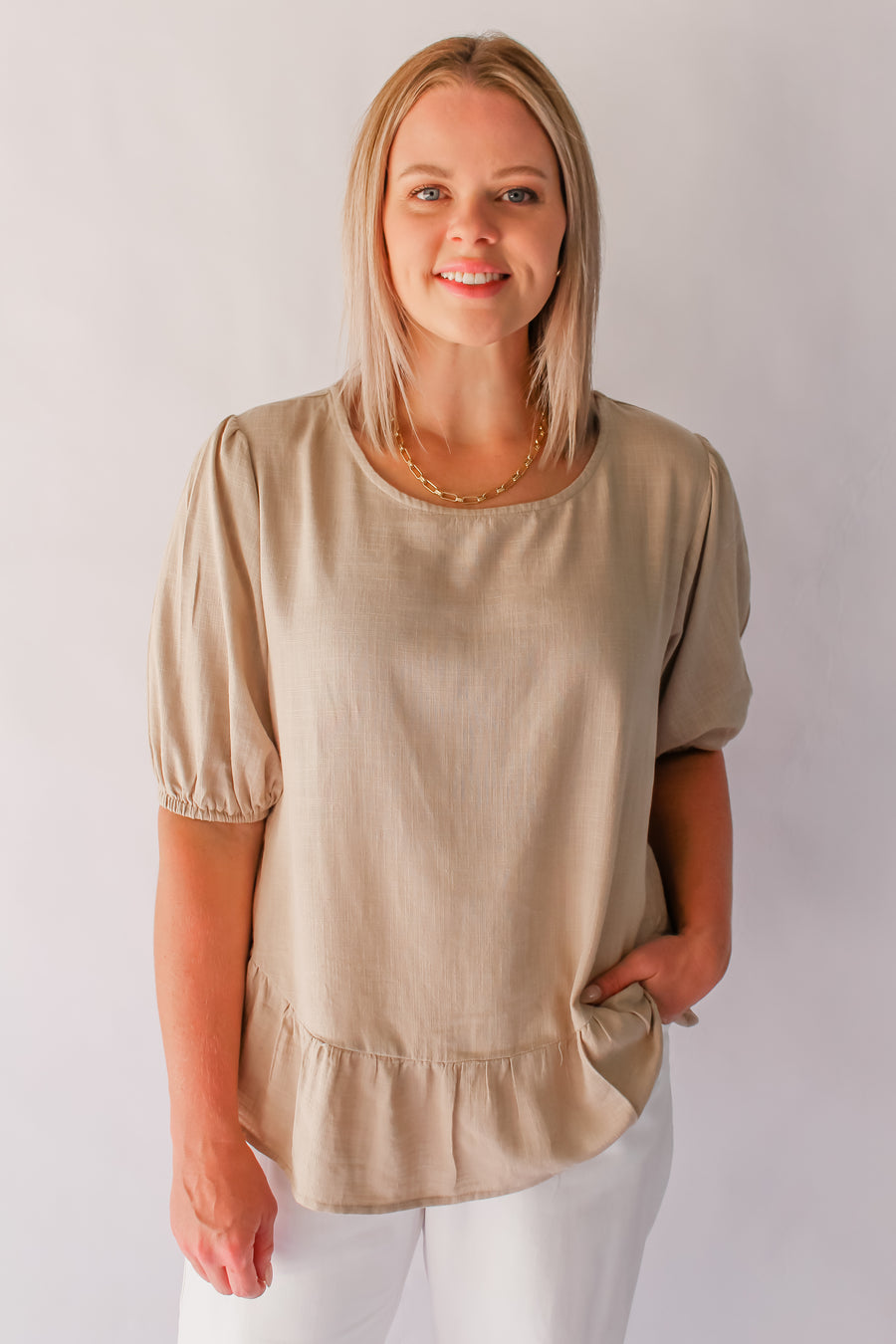EDEN TOP - BEIGE