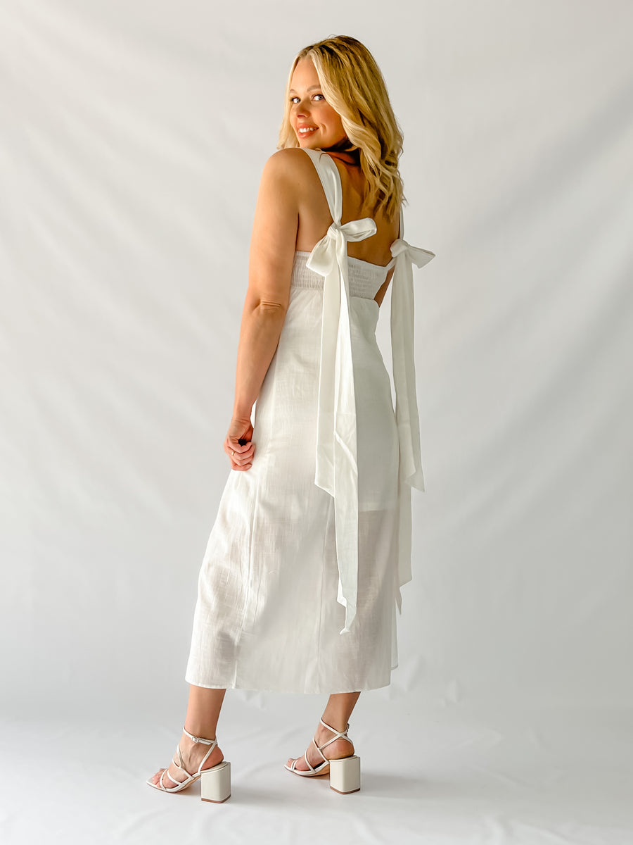 HARTFORD DRESS - WHITE