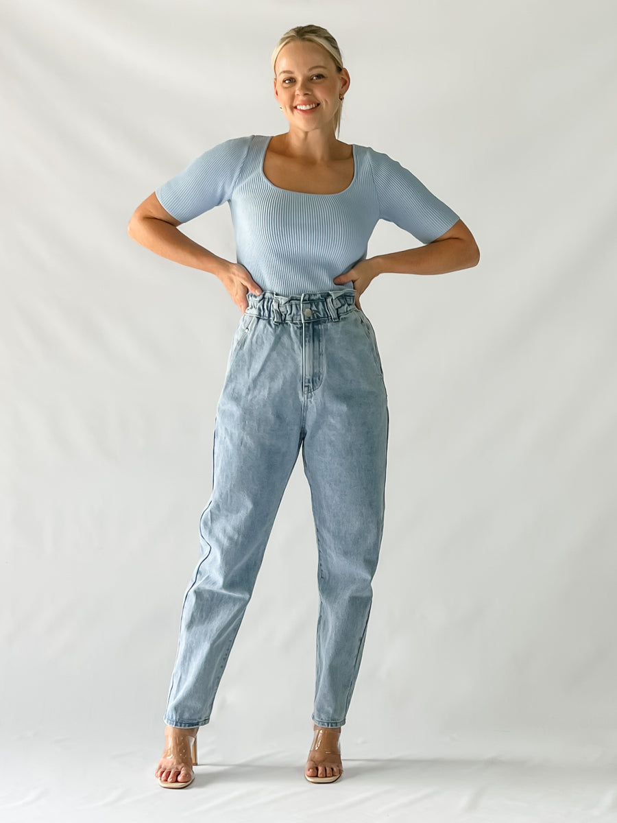 MIRANDA JEANS - LIGHT BLUE WASH