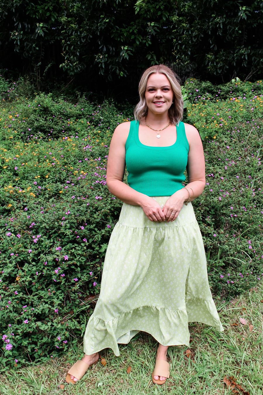 PRIMROSE SKIRT - SAGE