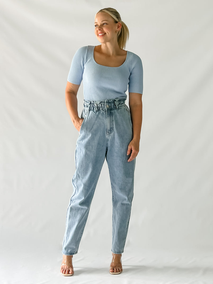 MIRANDA JEANS - LIGHT BLUE WASH