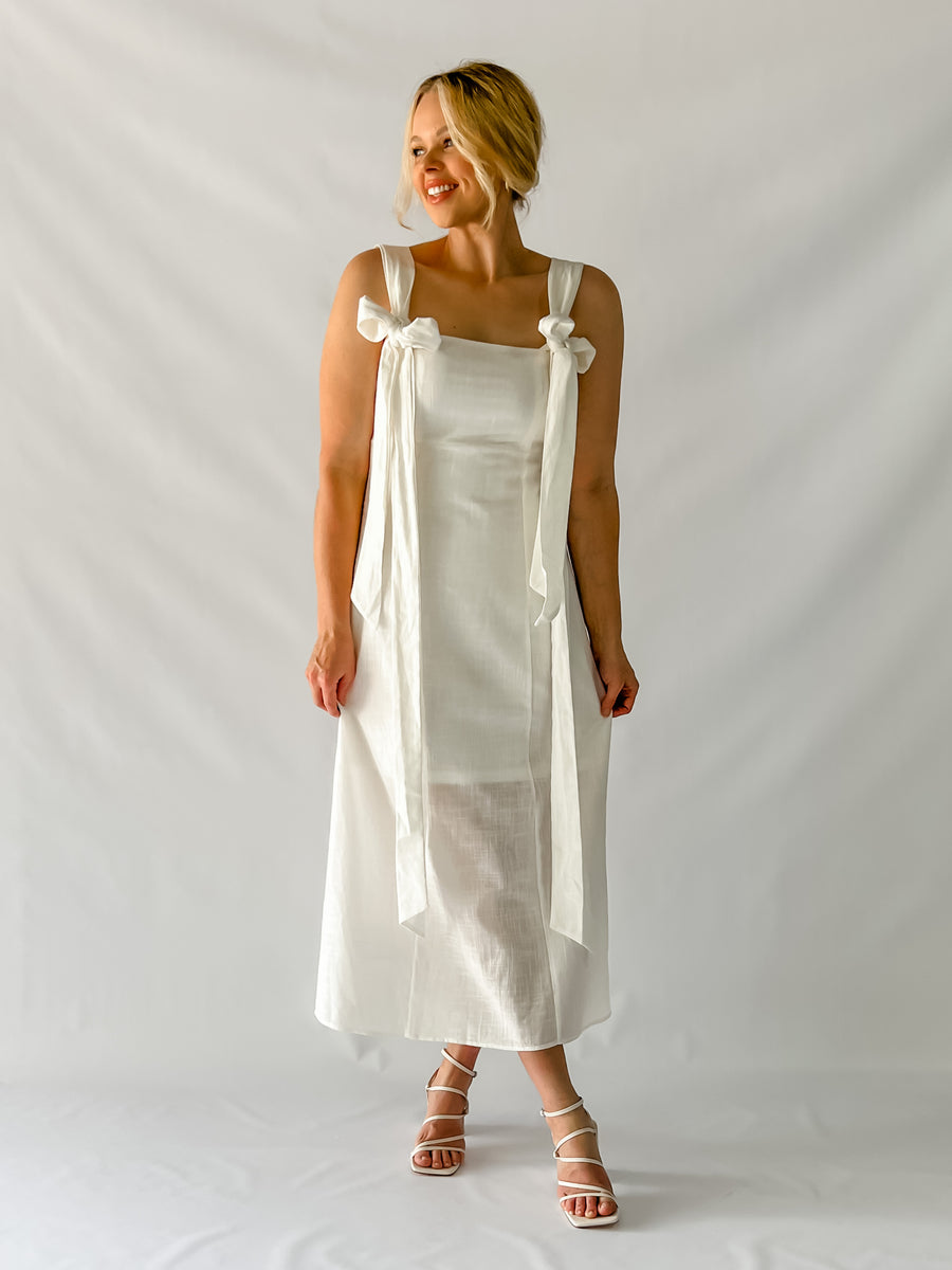 HARTFORD DRESS - WHITE