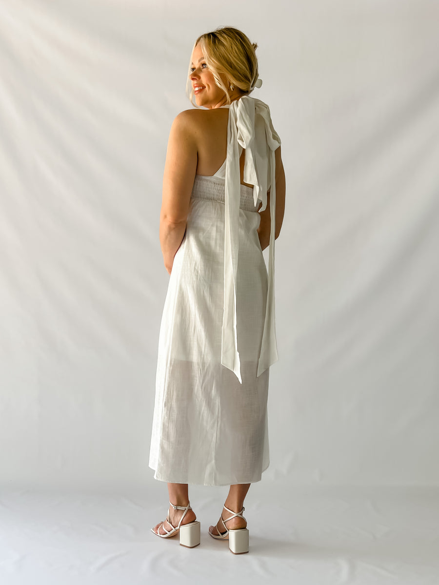 HARTFORD DRESS - WHITE