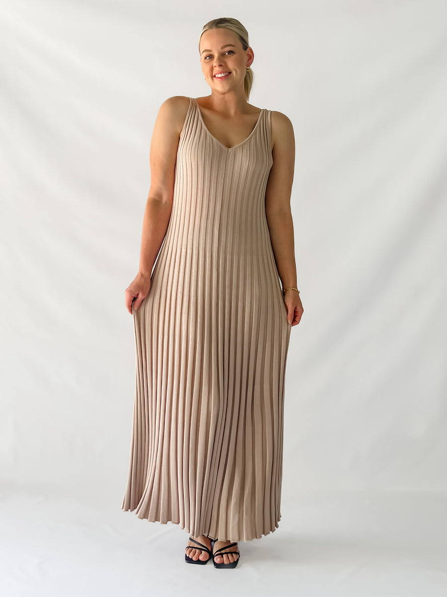 ISABELLA DRESS - BEIGE