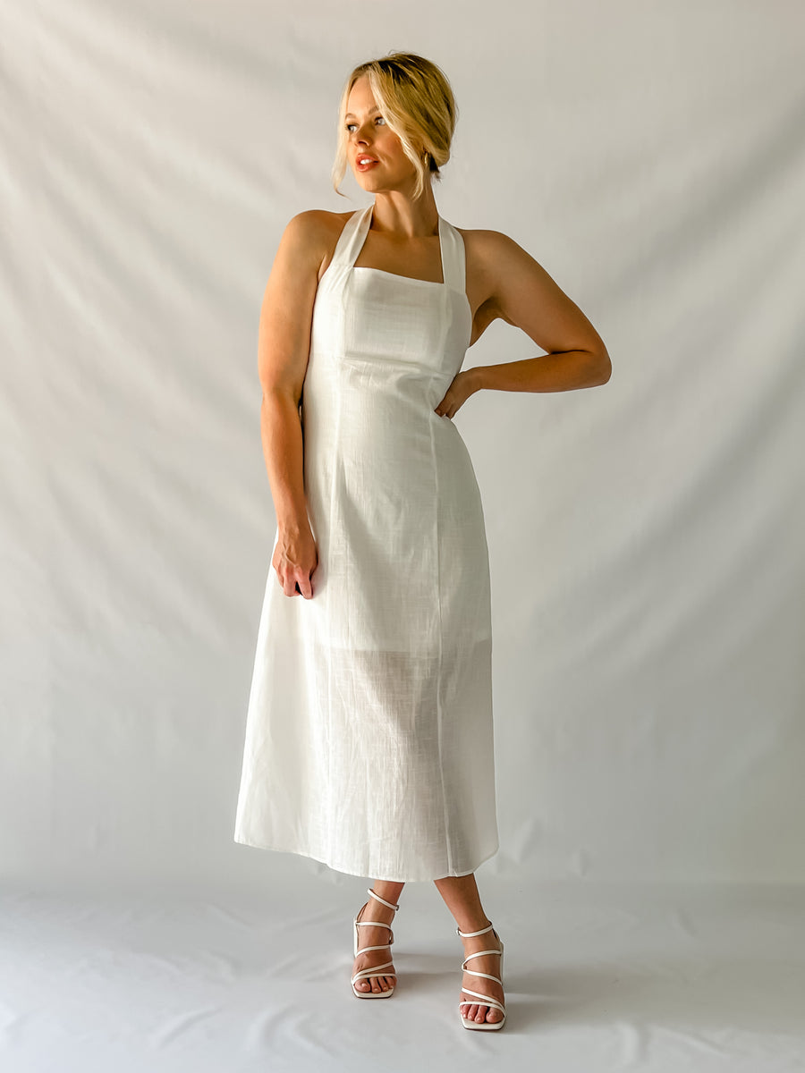 HARTFORD DRESS - WHITE