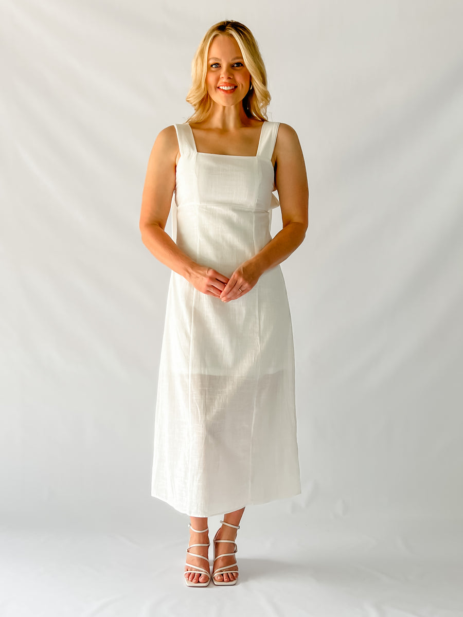 HARTFORD DRESS - WHITE