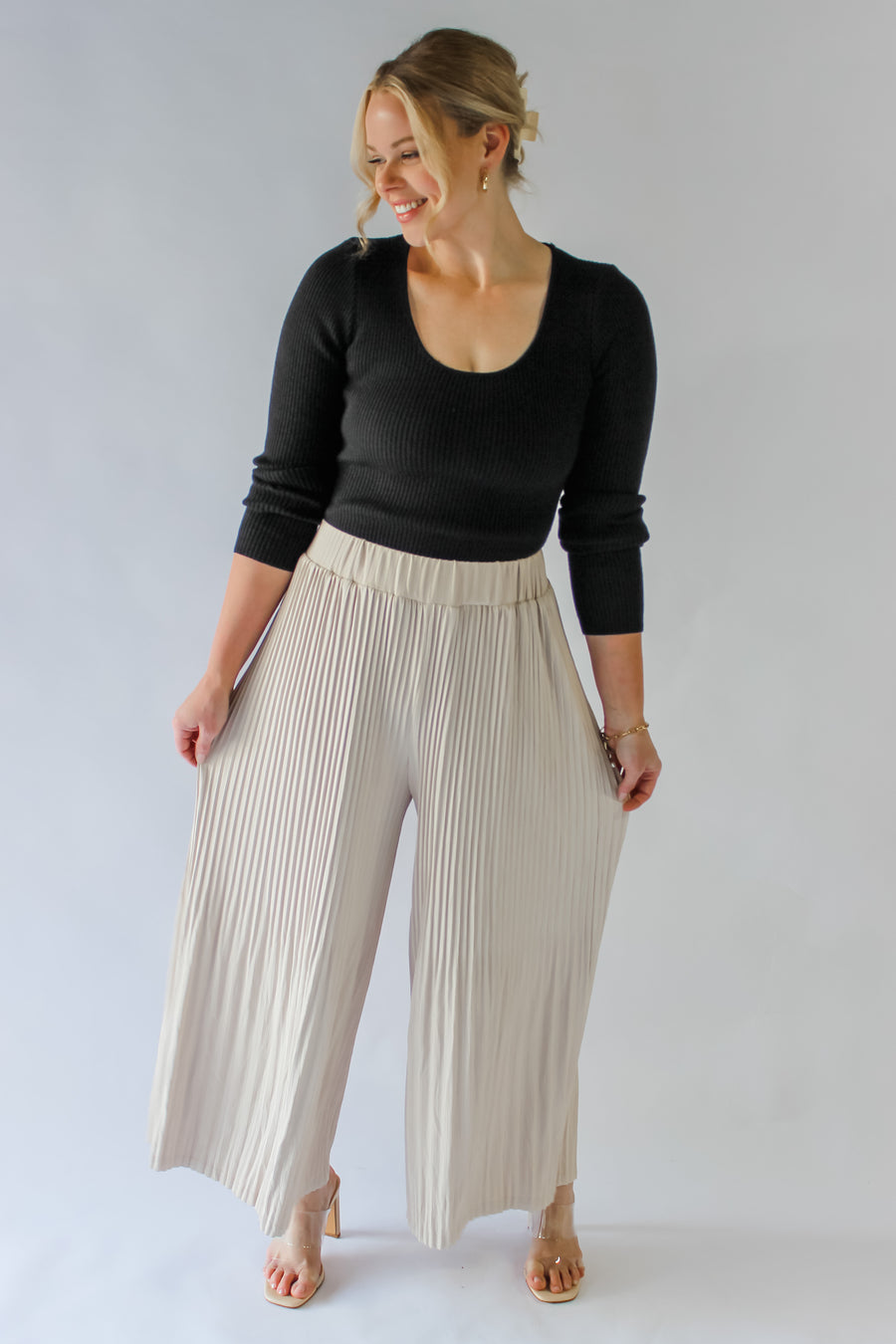 BRIONY CULOTTES - BEIGE