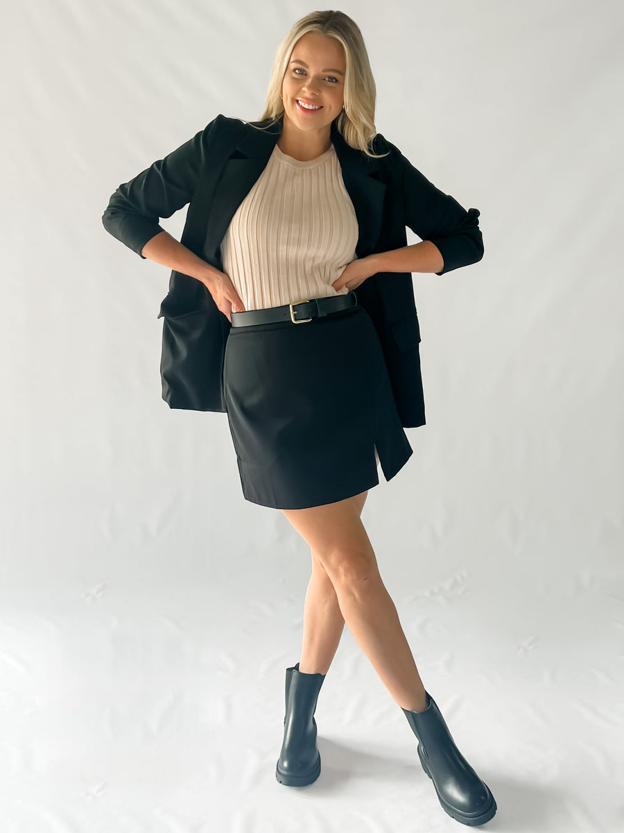 SELENA SKIRT - BLACK