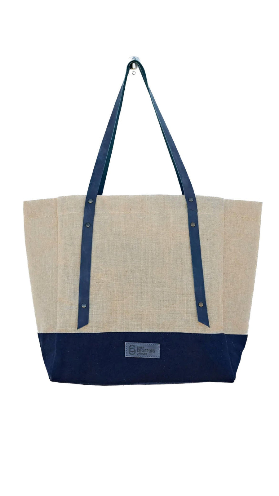 NAVY BLUE PICNIC TOTE