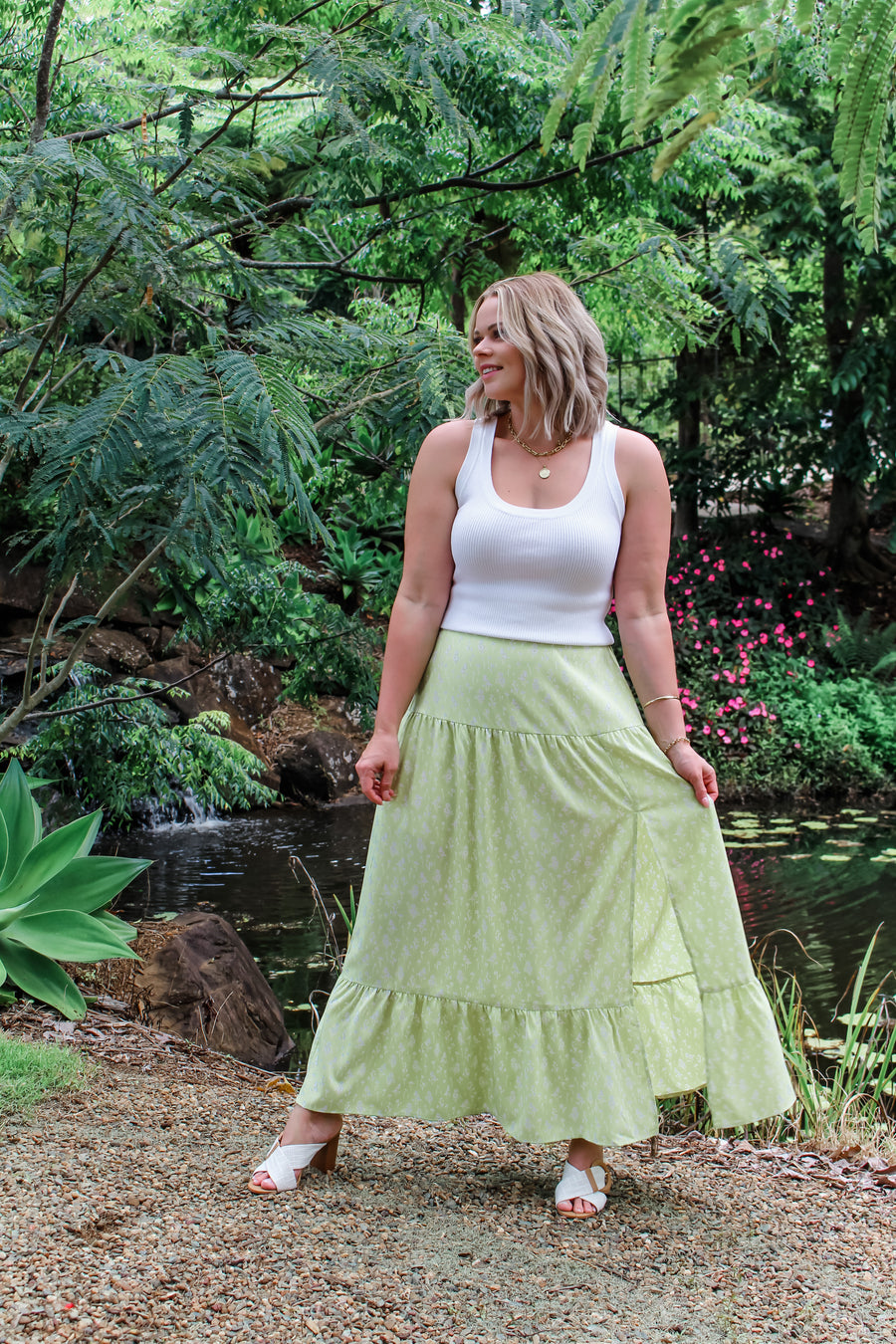 PRIMROSE SKIRT - SAGE