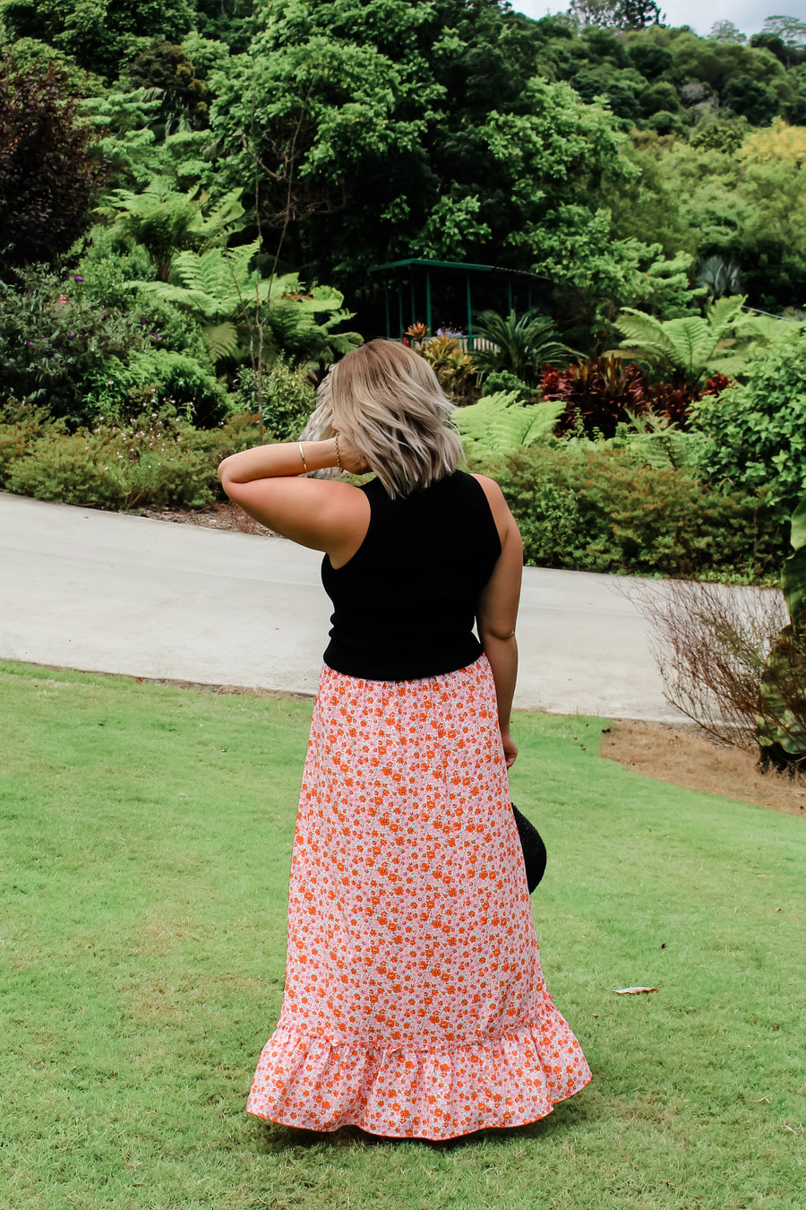 CAMELLIA SKIRT - FLORAL