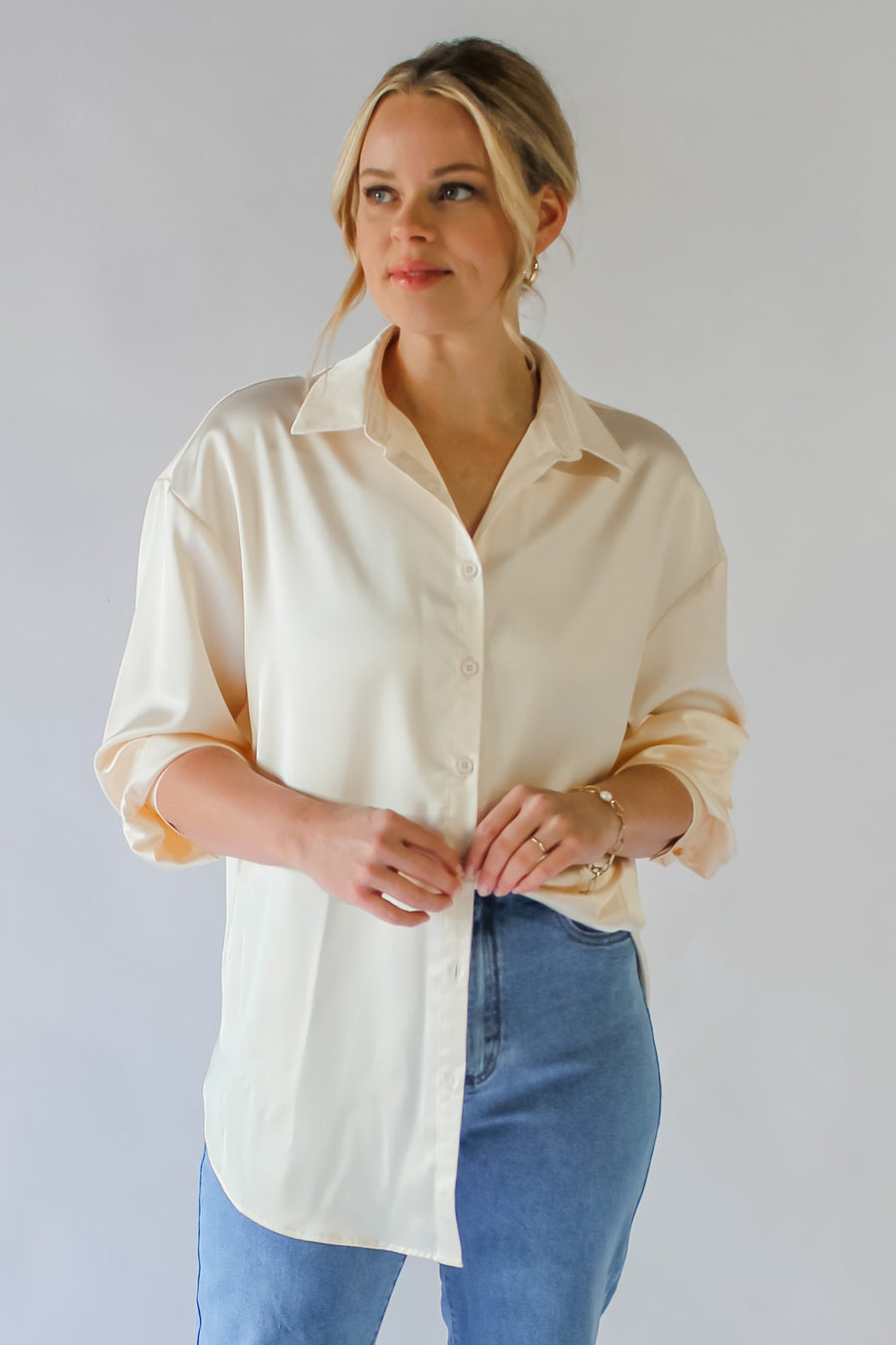 TIANA SHIRT - CREAM