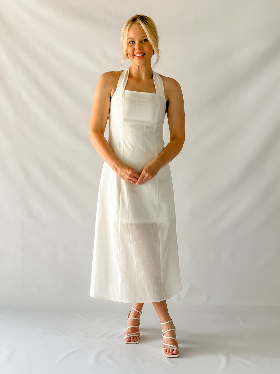 HARTFORD DRESS - WHITE