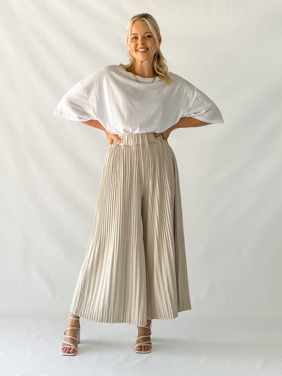 BRIONY CULOTTES - BEIGE