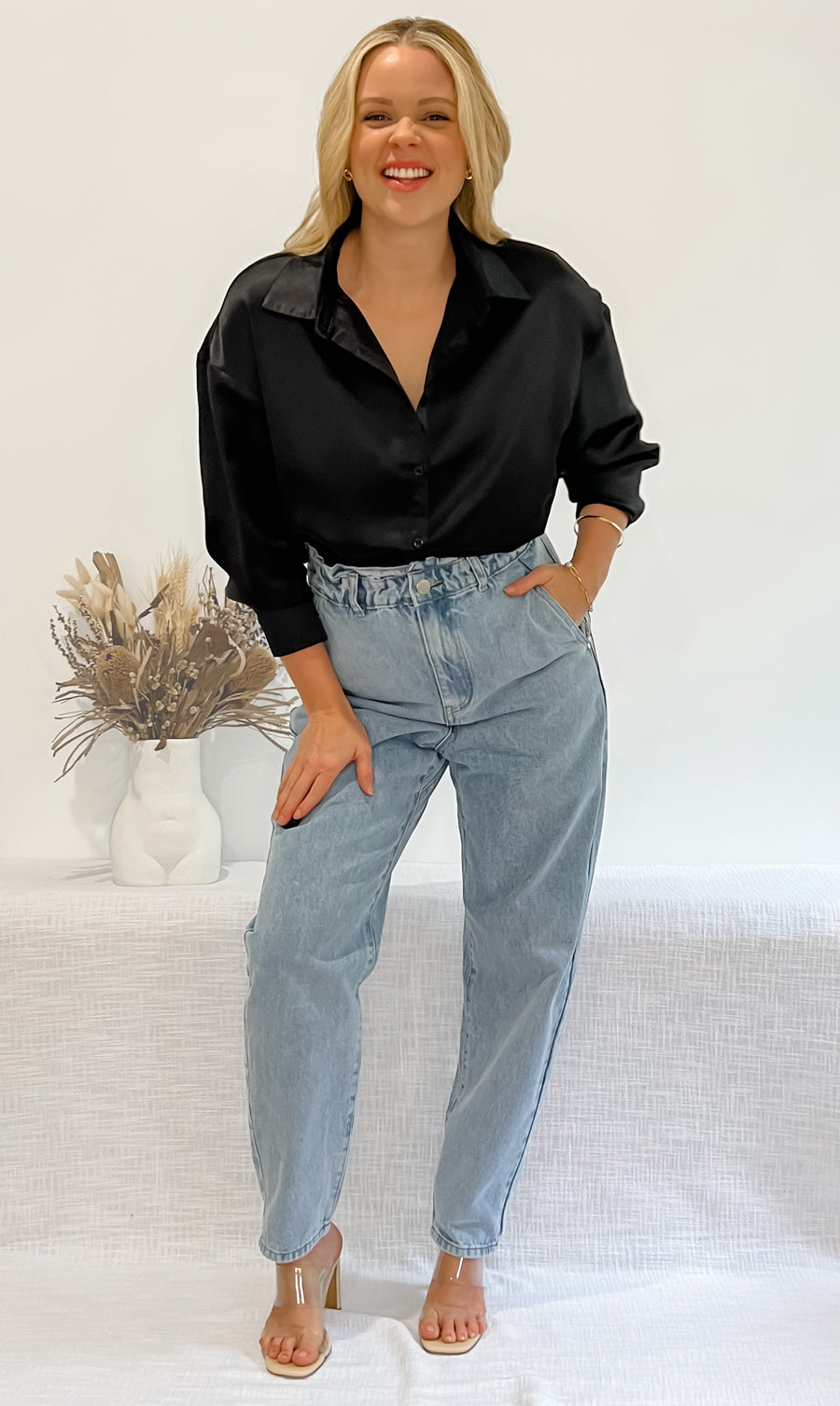TIANA SHIRT - BLACK