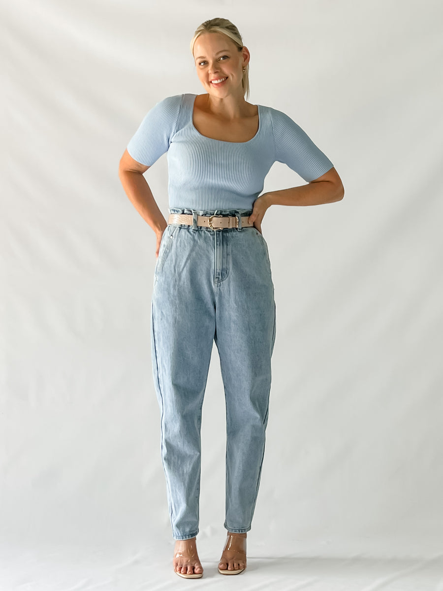 MIRANDA JEANS - LIGHT BLUE WASH