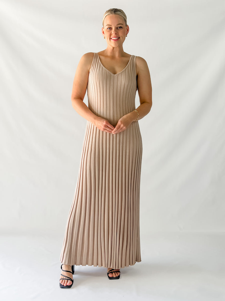 ISABELLA DRESS - BEIGE