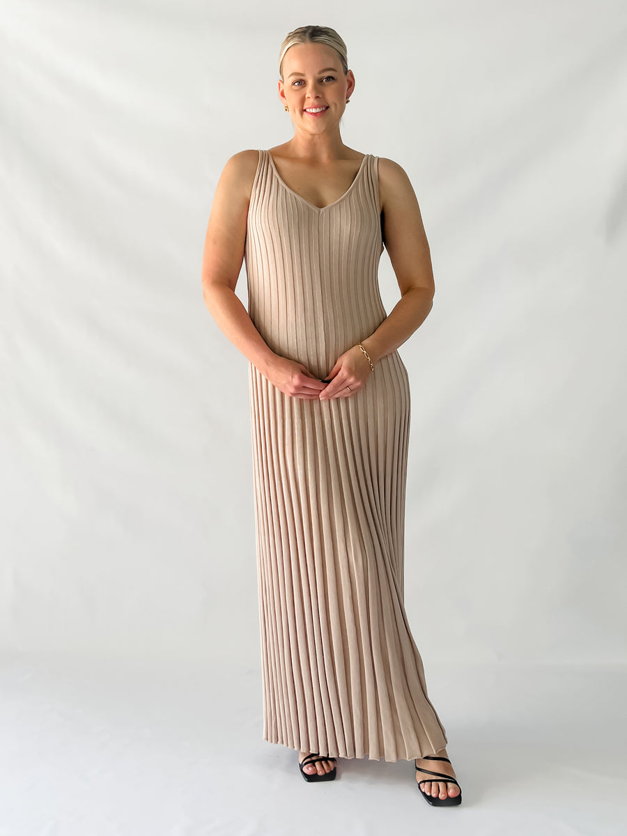 ISABELLA DRESS - BEIGE