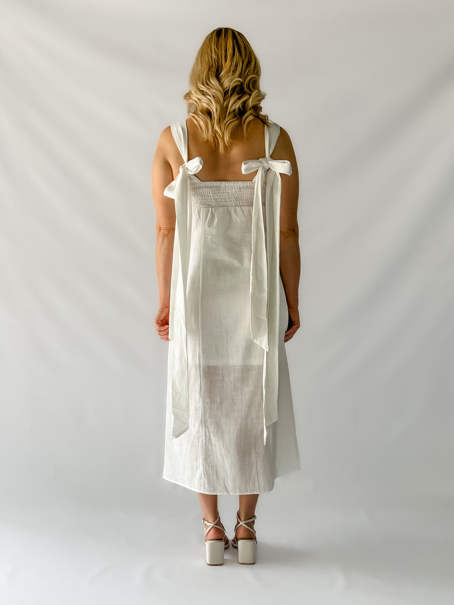 HARTFORD DRESS - WHITE