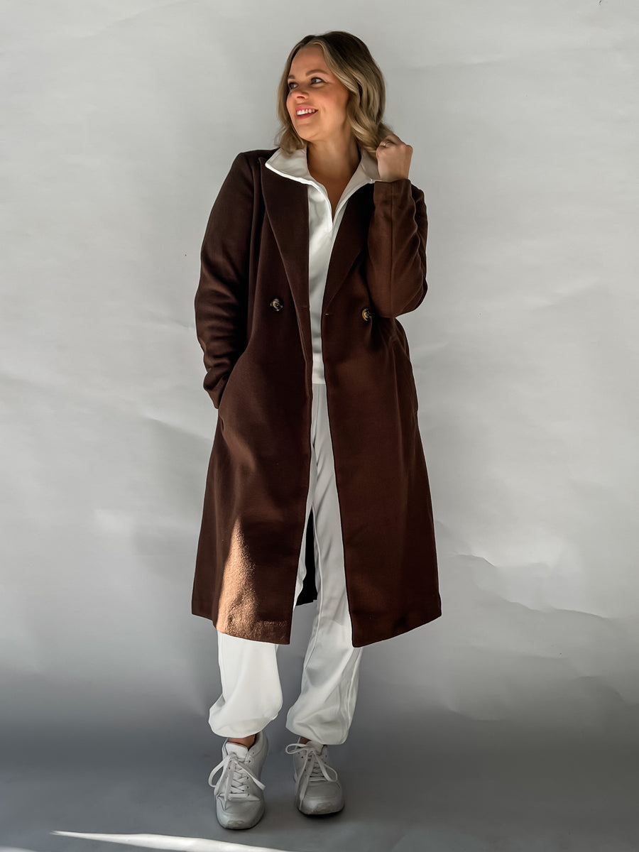 WALKER COAT - CHOCOLATE