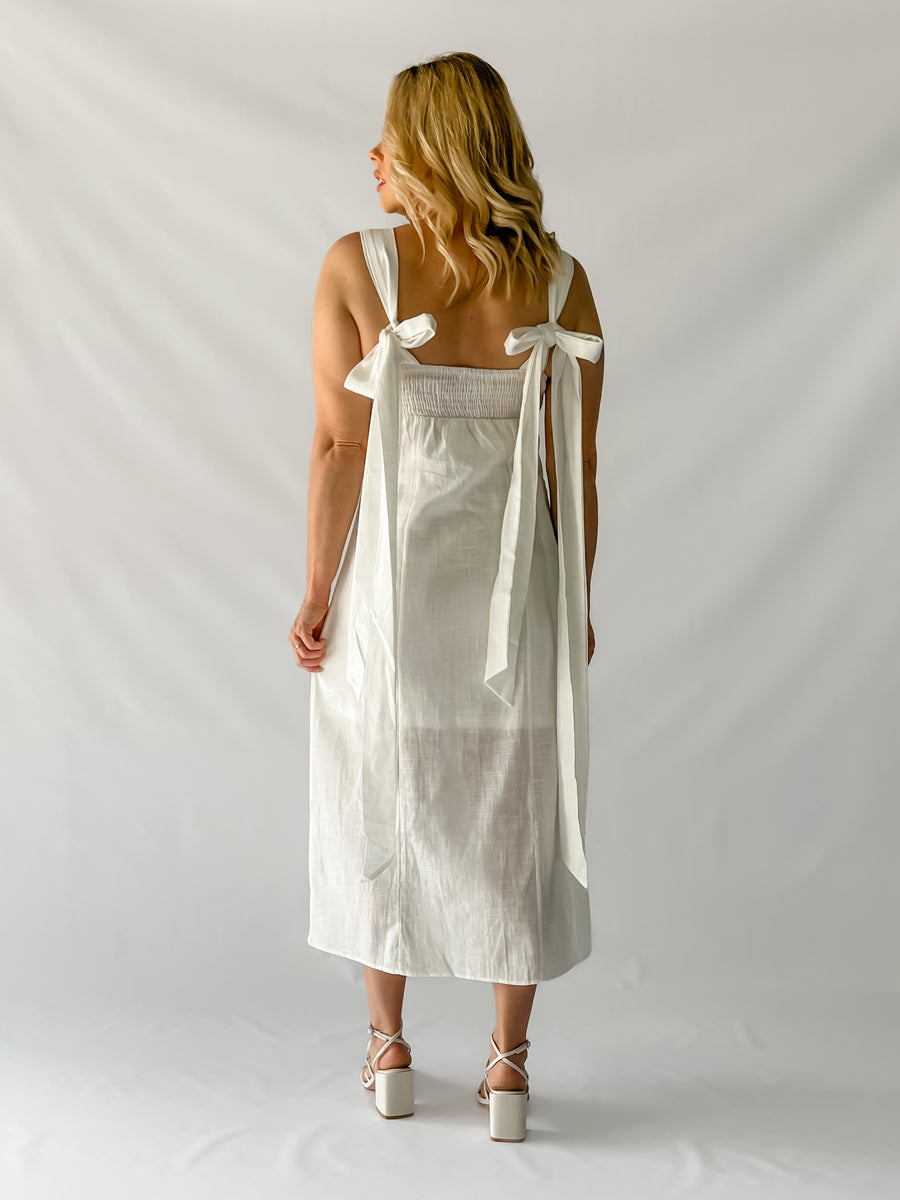 HARTFORD DRESS - WHITE