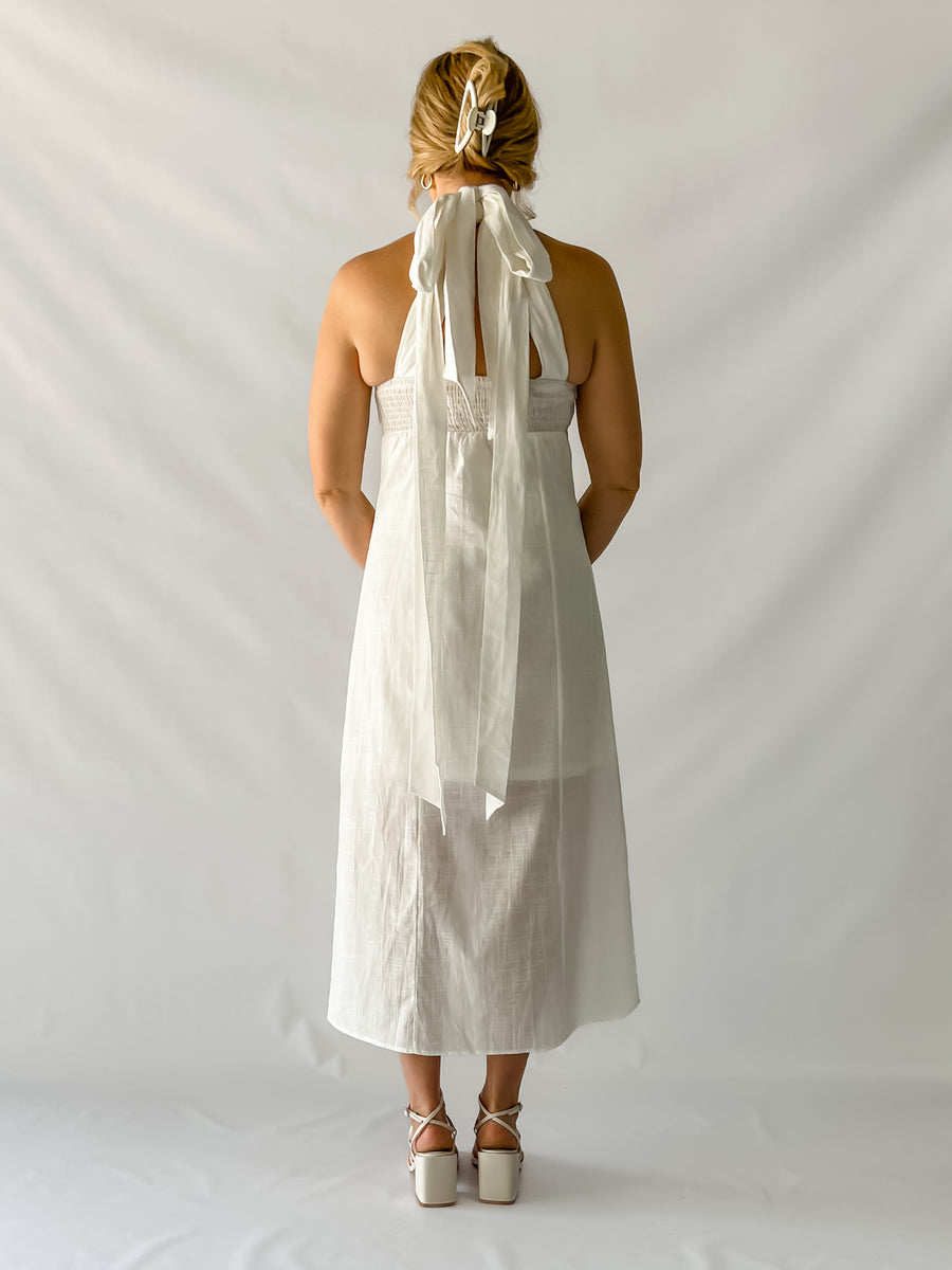 HARTFORD DRESS - WHITE