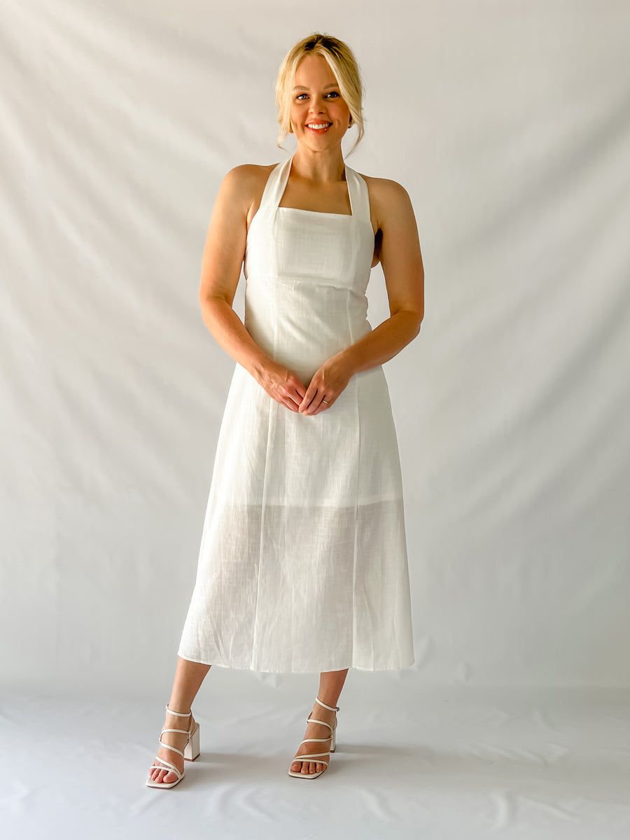 HARTFORD DRESS - WHITE