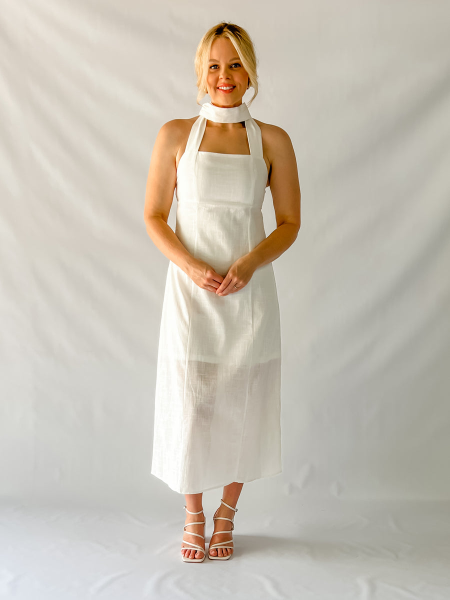 HARTFORD DRESS - WHITE