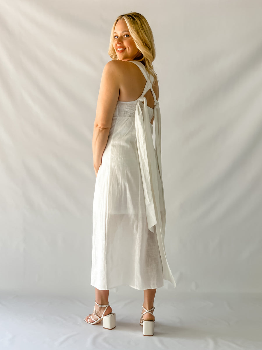 HARTFORD DRESS - WHITE