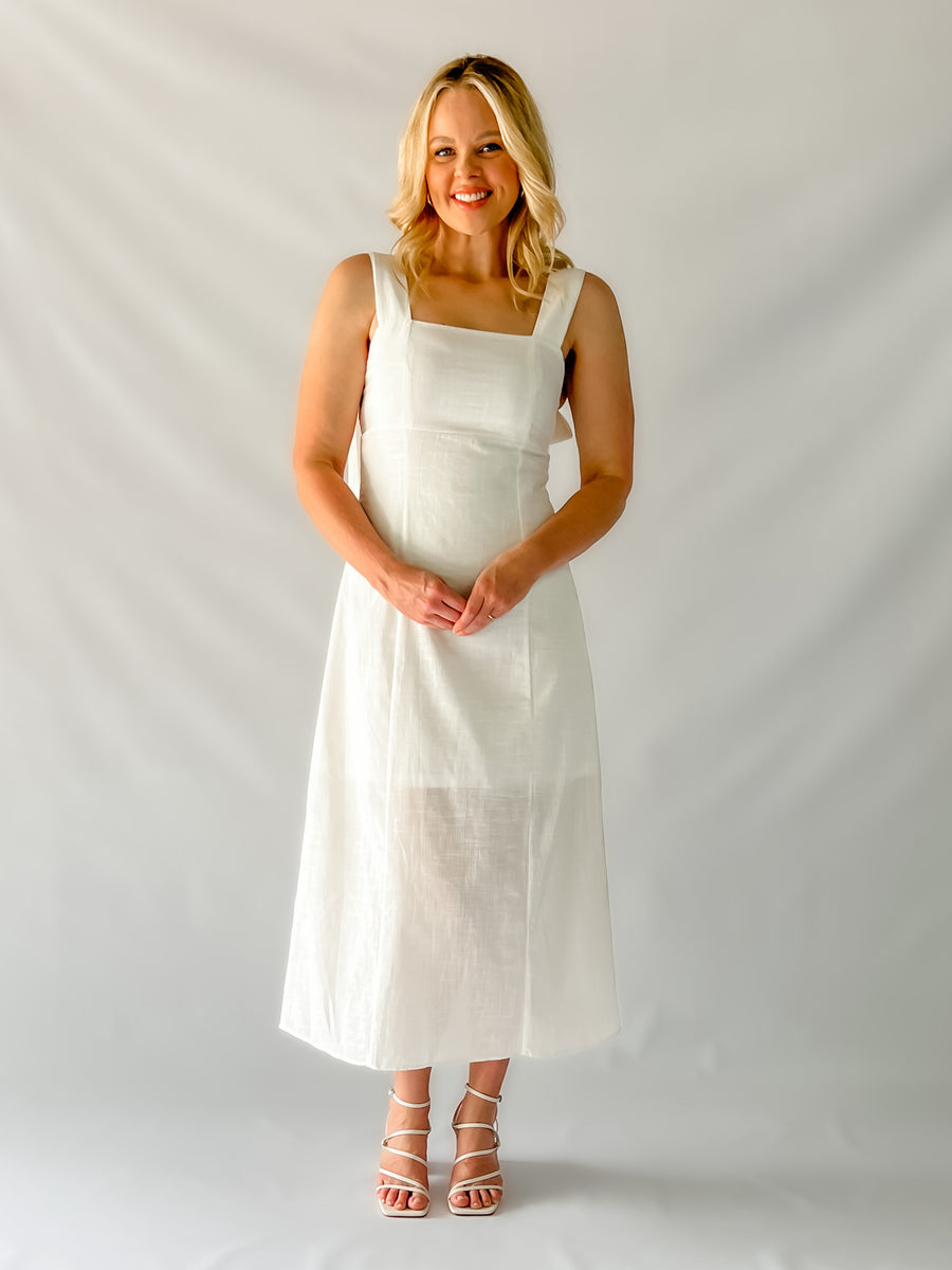 HARTFORD DRESS - WHITE