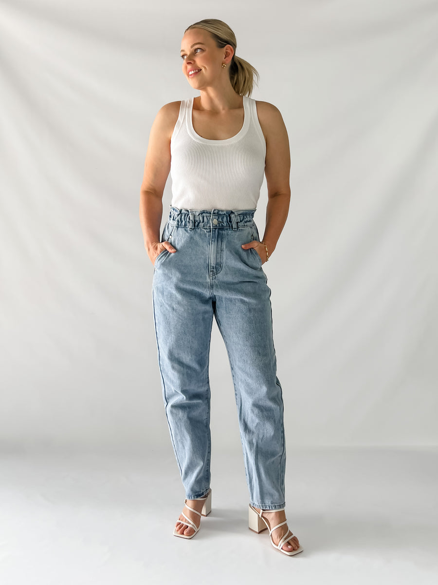 MIRANDA JEANS - LIGHT BLUE WASH