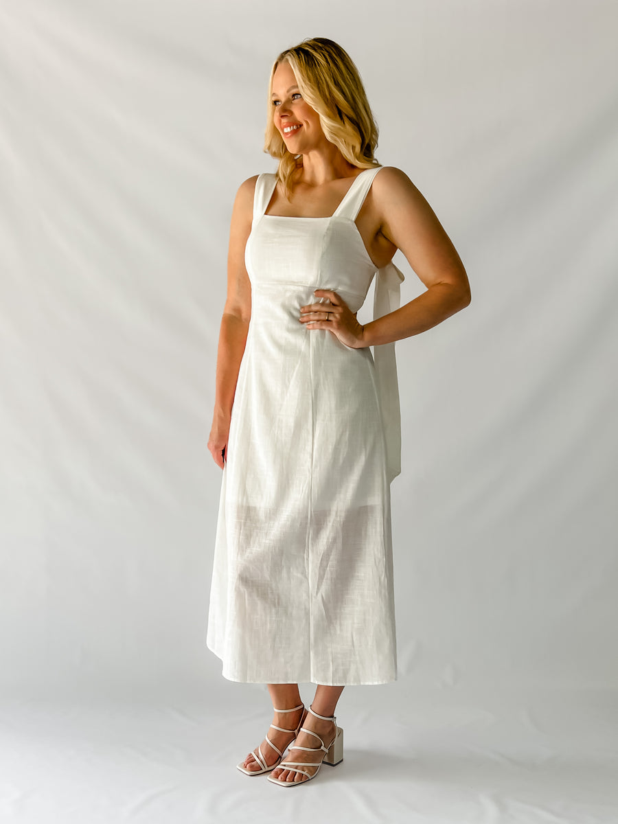 HARTFORD DRESS - WHITE