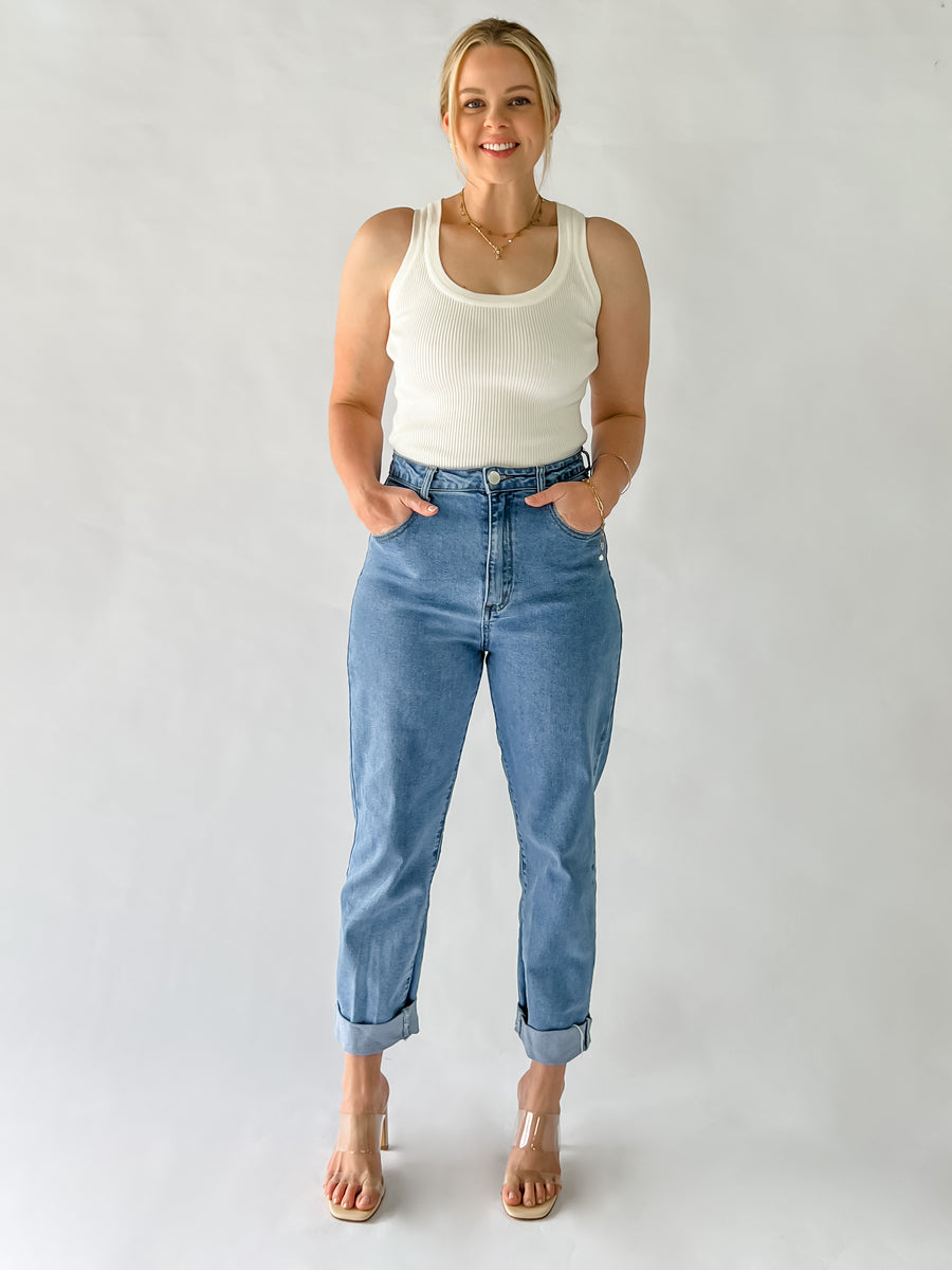 EVELYN TANK - WHITE