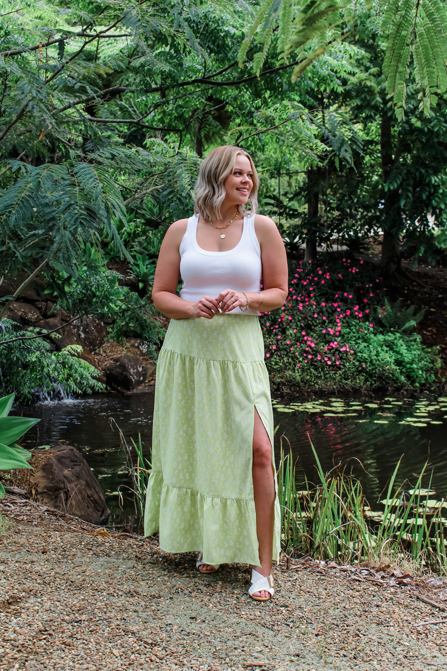 PRIMROSE SKIRT - SAGE