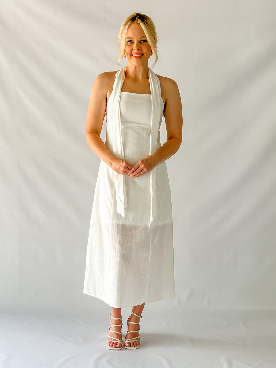 HARTFORD DRESS - WHITE