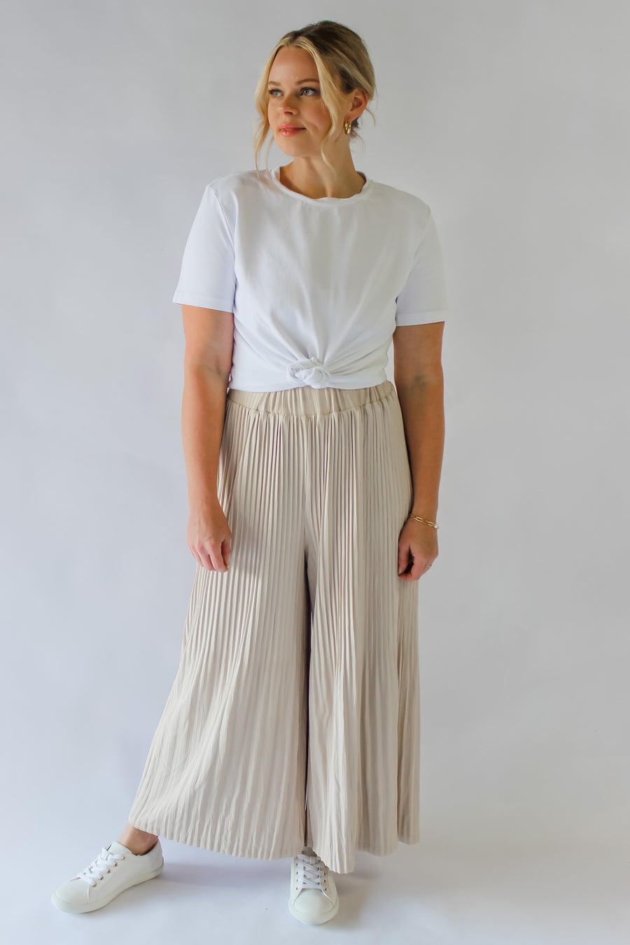 BRIONY CULOTTES - BEIGE